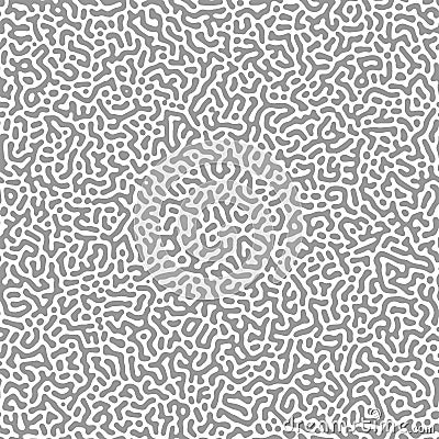 Black and white turing pattern . vector image . Vector Illustration