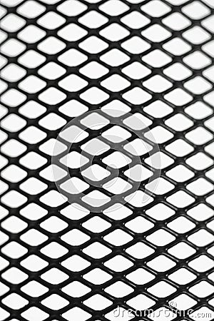 Black wire mesh pattern Stock Photo