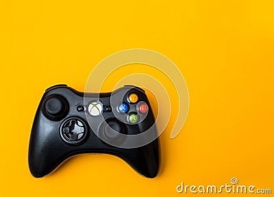 Black XBOX Gaming Console handheld Editorial Stock Photo