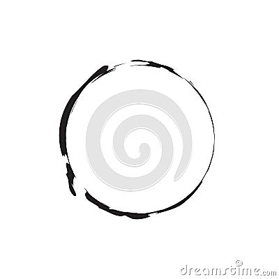 Enso Symbol Illustration Vector Illustration