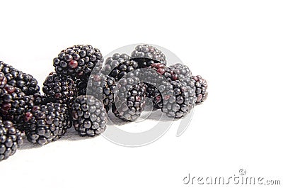 Look look look we have blackberry`s Stock Photo