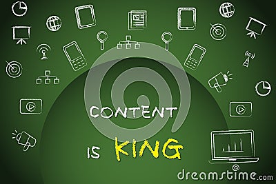 Content marketing Stock Photo