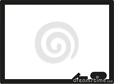 Blackboard icon vector Vector Illustration