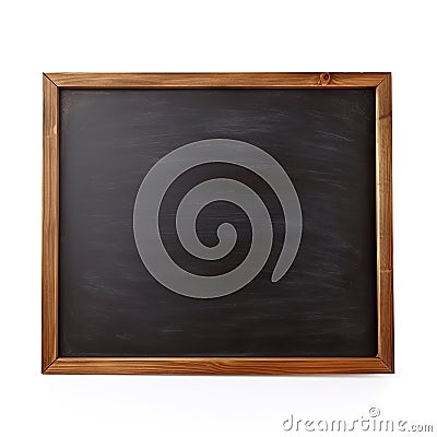 blackboard isolated on white, featuring ample copy-space for text. Stock Photo