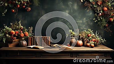 Blackboard, Teacher, Book, Teacher's day Stock Photo