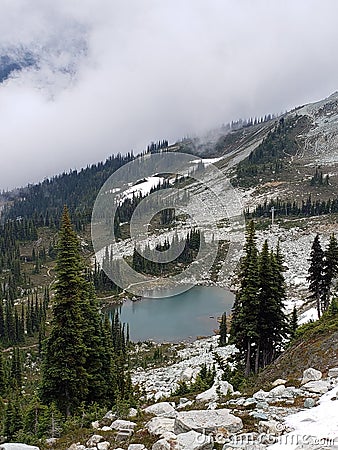 Blackcomb mountain Stock Photo