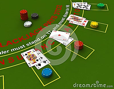 Blackjack Stock Photo