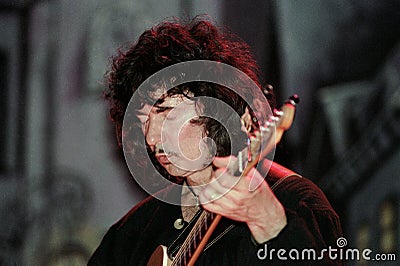 Blackmore`s Night,Ritchie Blackmore during the concert Editorial Stock Photo