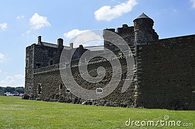 Blackness Castle Stock Photo