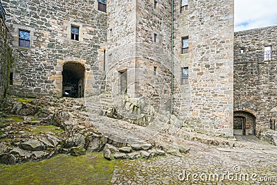 Blackness Castle, near the omonimous village in the council area of Falkirk, Scotland. Stock Photo