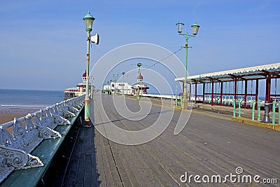 Blackpool Pier Stock Photo