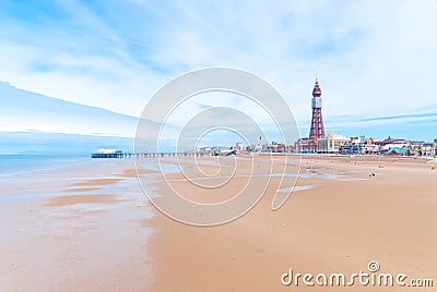 Blackpool seaside Editorial Stock Photo