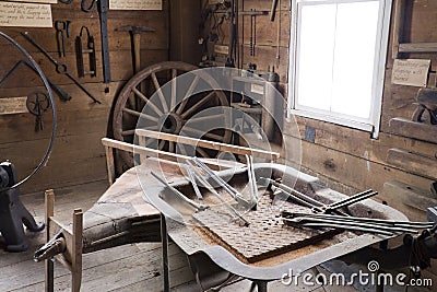 Blacksmith shop Stock Photo