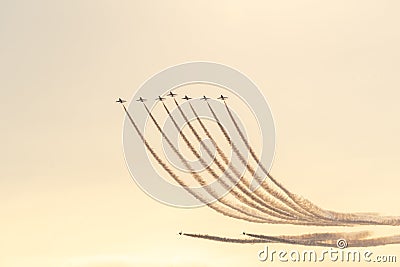 The Blades Aerobatic Display Team Editorial Stock Photo