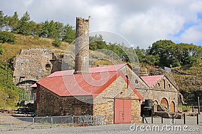 Blaenavon Ironworks Stock Photo