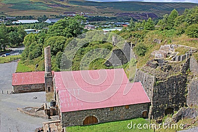 Blaenavon Ironworks Stock Photo