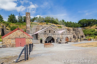 Blaenavon Ironworks in Wales, UK Stock Photo