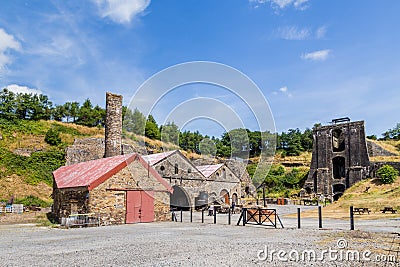 Blaenavon Ironworks in Wales, UK Stock Photo