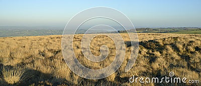 Blagdon Lake from Beacon Batch Stock Photo