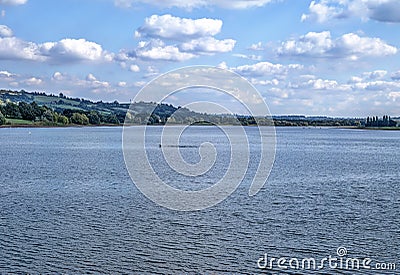 Blagdon Lake in Somerset in South West England Stock Photo