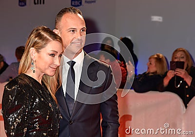 Blair Rich and guest at the premiere of JOKER at Toronto International Film Festival Editorial Stock Photo