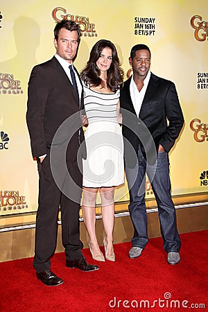 Blair Underwood,Josh Duhamel,Katie Holmes,Katie Blair Editorial Stock Photo