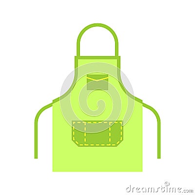 Blank apron isolated vector. Vector Illustration