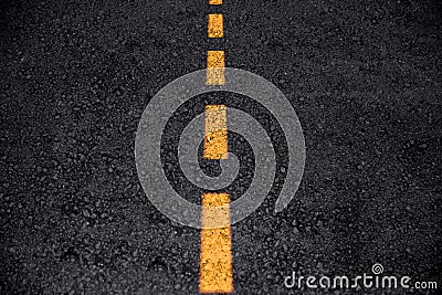 Blank asphalt road dark clean freeway or highway Stock Photo