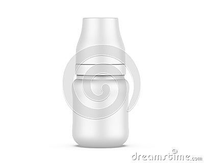 Blank Baby Milk Feeding Nipple Bottle Template. Cartoon Illustration
