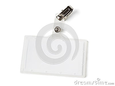 Blank badge Stock Photo