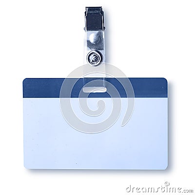 Blank badge Stock Photo