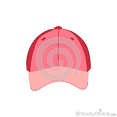 blank baseball cap cartoon vector illustration Vector Illustration