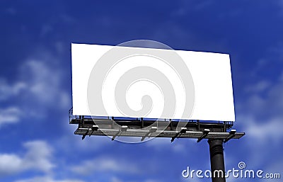 Blank billboard Stock Photo