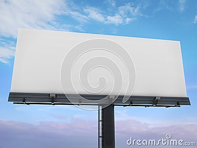 Blank billboard Stock Photo