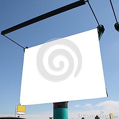 Blank billboard Stock Photo