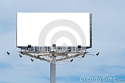 Blank billboard, just add your text Stock Photo