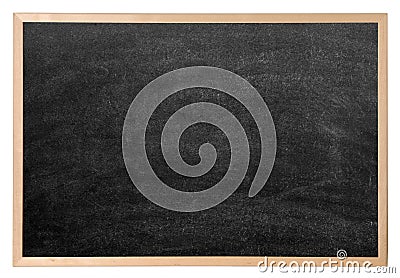 Blank blackboard Stock Photo