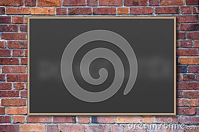 Blank blackboard Stock Photo