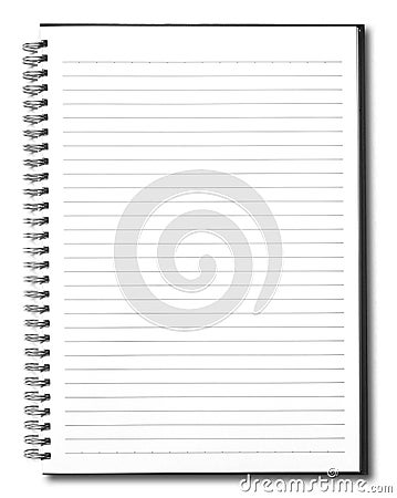 Blank book with black cover Stock Photo