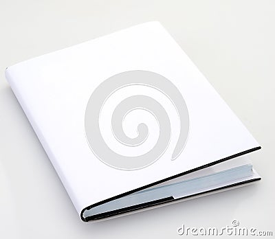 Blank book cover Stock Photo