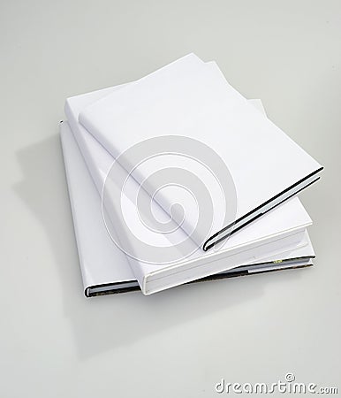 Blank book cover Stock Photo