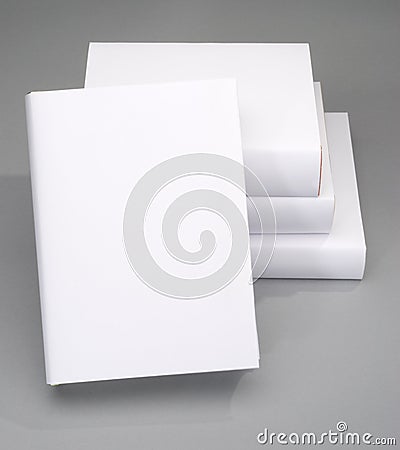 Blank book cover Stock Photo
