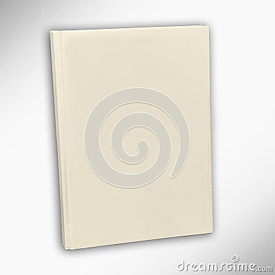 Blank book cover Stock Photo