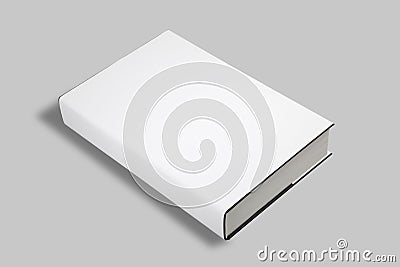 Blank book cover w clipping path Stock Photo