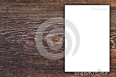 Blank book or magazine cover Stock Photo