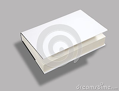 Blank book open cover w clipping path Stock Photo