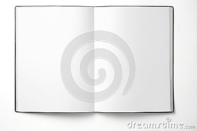 Blank book Stock Photo