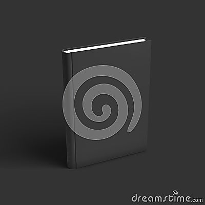 Blank book, textbook, booklet or notebook mockup Vector Illustration