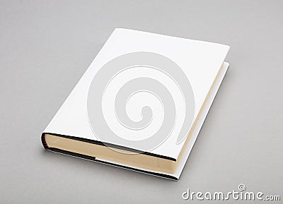 Blank book white cover 5,5 x 8 in Stock Photo