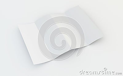 Blank brochure Stock Photo